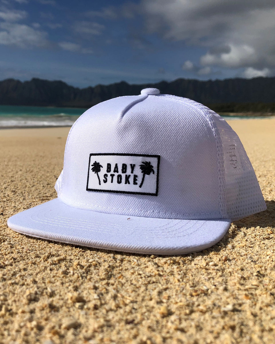 Palm Tree Hat (White) babystoke