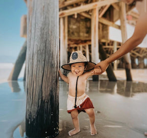 Trendy infant beach hat